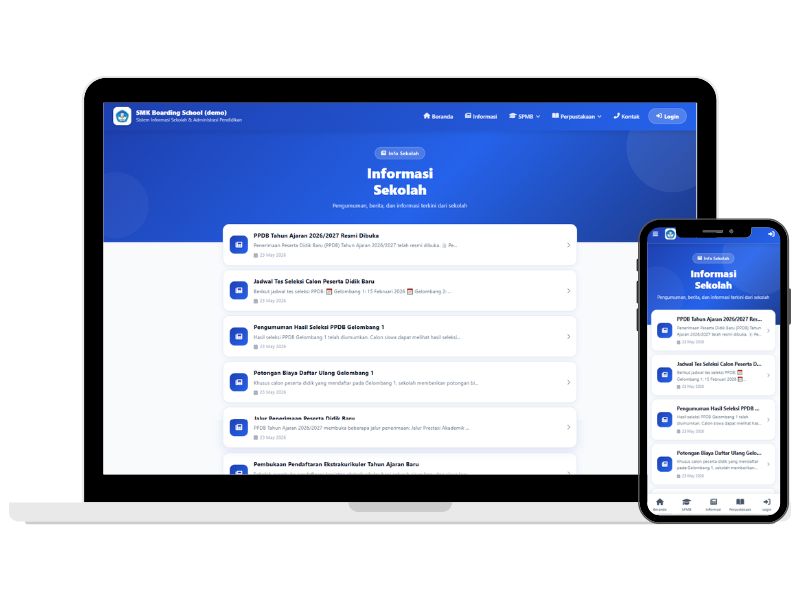 Screenshot Tampilan Portal Publik — SISAP